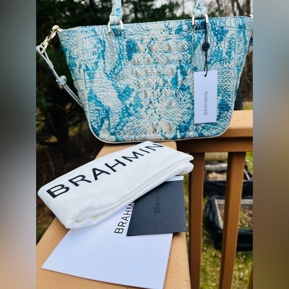 Brahmin Ashlee Mesmerized Melbourne Satchel Bag Small Asher Style NWT